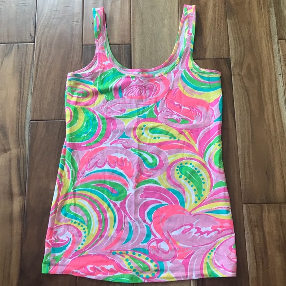 Lilly Pulitzer Tops - Lilly Pulitzer tank with flamingo print